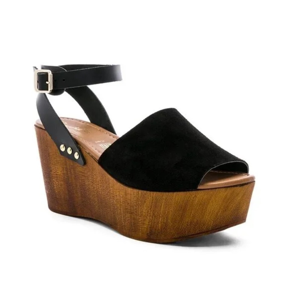Anthropologie Seychelles Forward Platform Wedges